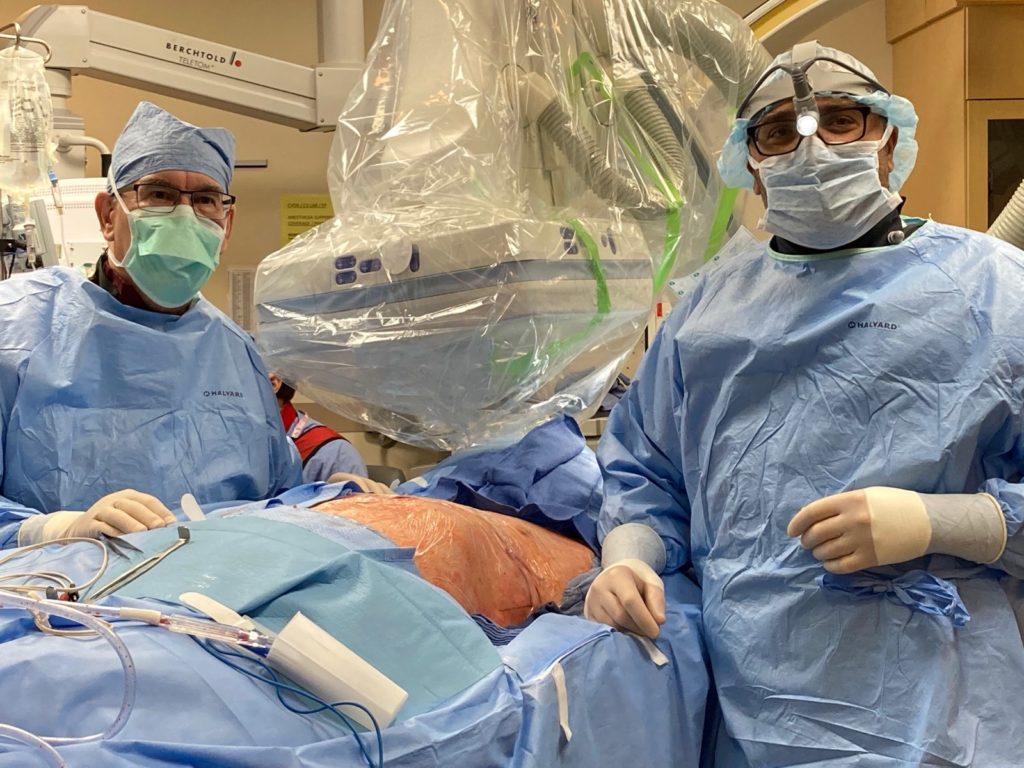Doctors in surgery
