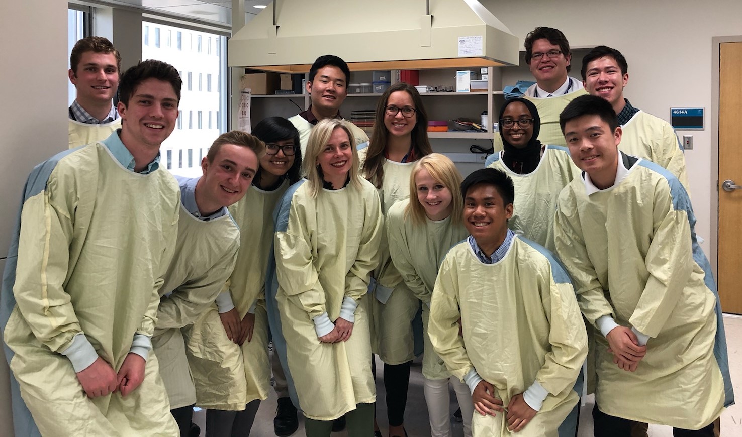 Interns group photo