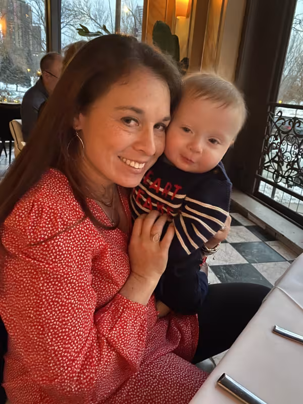 Jess Gottlieb and baby