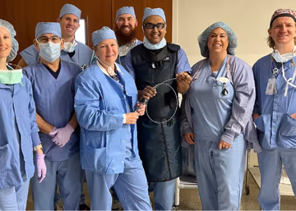 Team picture of doctors working at Minneapolis Institute Heart Foundation.