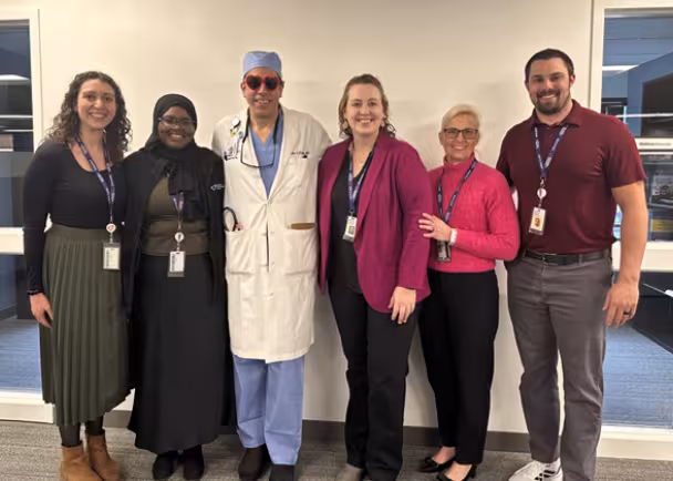 Dr. Zakaib and teammates