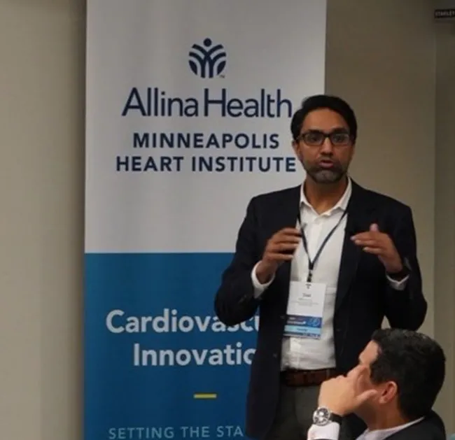 Dr. Ziad Ali delivering a presentation