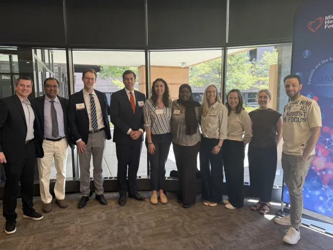 The Joseph F. Novogratz Family Heart Rhythm Center team