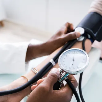 measuring blood pressure
