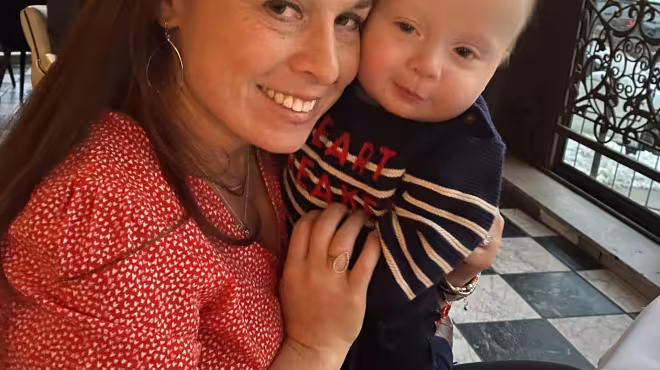 Jess Gottlieb and baby