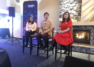 A photo of the physician panel 