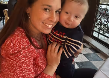 Jess Gottlieb and baby