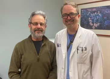 Jim Lamont and physician