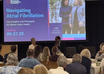 photograph from the 2025 Navigating AFib event